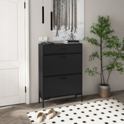 12 Pair Flip Down Shoe Storage