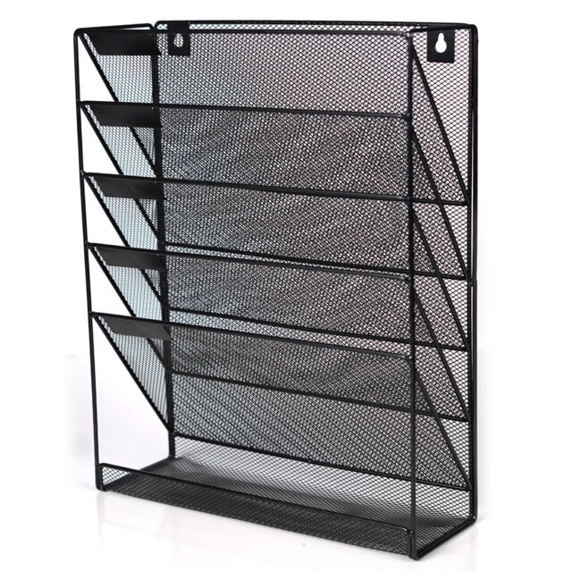 Wall Magazine File Rack Holder Organiser