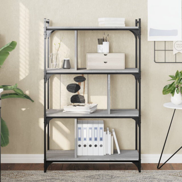Westmalle 76cm W Steel Etagere Bookcase
