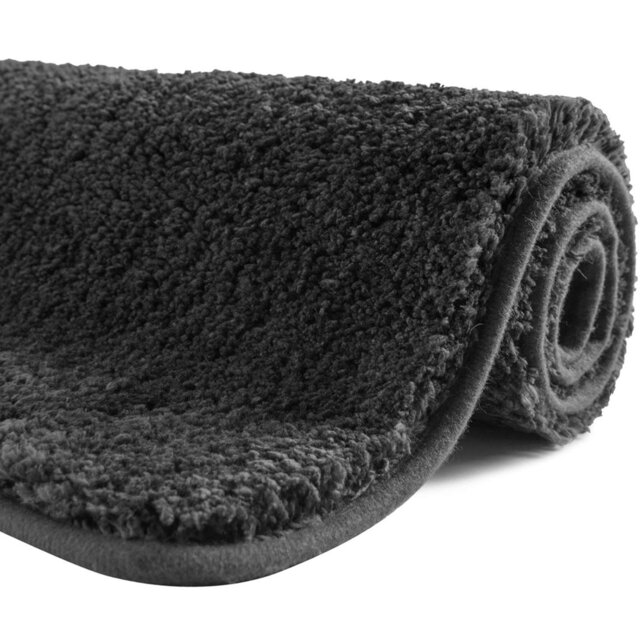 Non Slip Bath Mat Machine Washable Durable Soft Fluffy Microfiber Bathroom Mat Water Absorbent Bath Rug