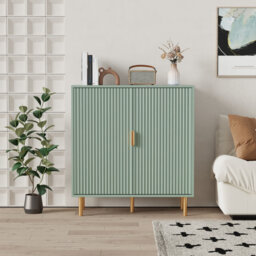 2 Door Storage Cabinet, Freestanding Sideboard Buffet Cabinet,Modern Accent Cabinet For Living Room, Bedroom, Kitchen, Hallway, Office