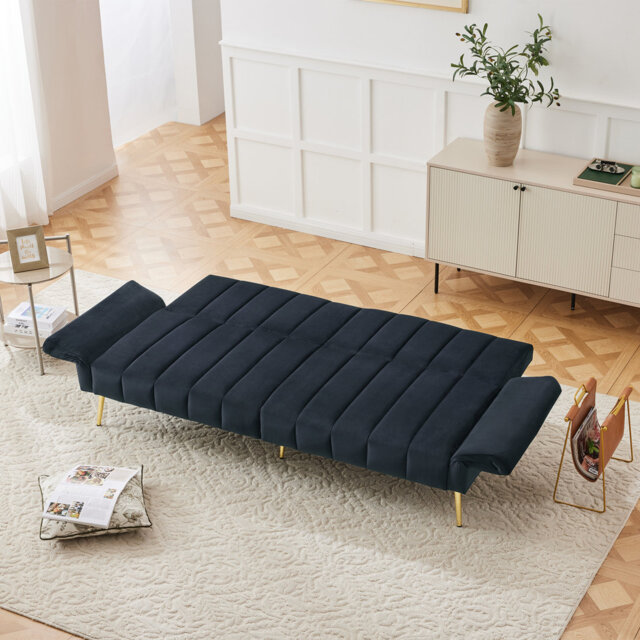 2 Seater Velvet Sofa Bed