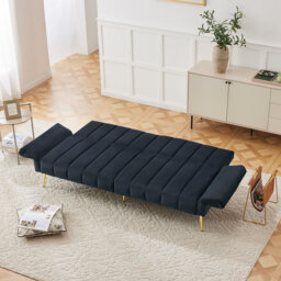 2 Seater Velvet Sofa Bed