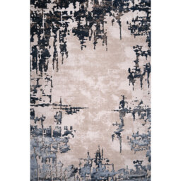 Ruby Urban Fade Taupe Abstract Area Rug