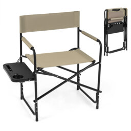 Folding Camping Chair Oversized Portable Directors Chair Lightweight Outdoor Lawn Chair