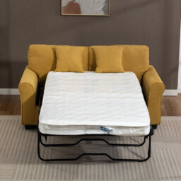 Lewiston 162cm Wide 3 Seat Grey Fabric Sofabed