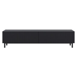 Denaeja New TV Cabinet with Grooved Front 175 cm Black