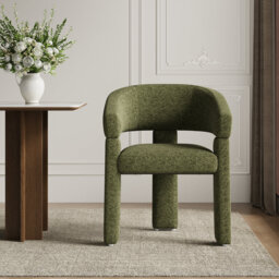 48cm H Upholstered Low Back Armchair