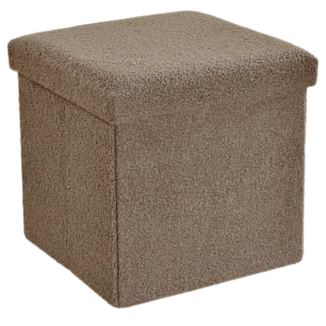 38 FOLDABLE BOUCLE STORAGE BOX