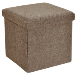 38 FOLDABLE BOUCLE STORAGE BOX