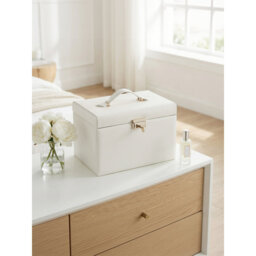 Jewellery Box 3 Layers, Jewellery Organiser With 2 Drawers, Jewellery Case With Portable Travel Case, With Handle, Lockable, Jewellery Storage, Gift F