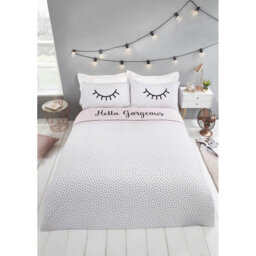Hank Polyester Graphic Print & Text Bedding with Pillowcases Included