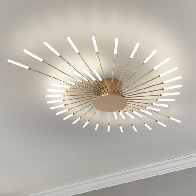 Acrylic LED Semi Flush Mount