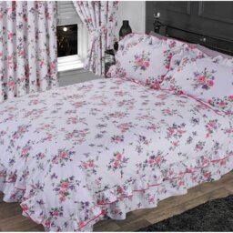 ELIZABETH FRILLED Teo 144 TC Duvet Cover Set