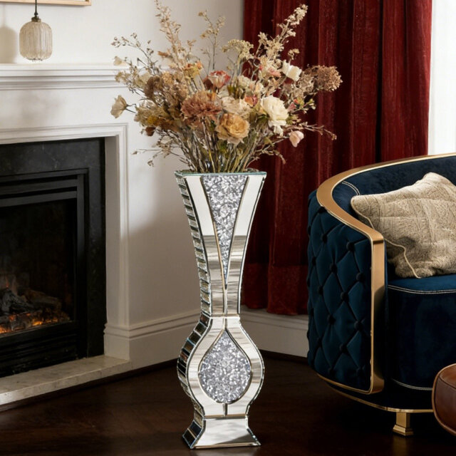 Glass Floor Vase