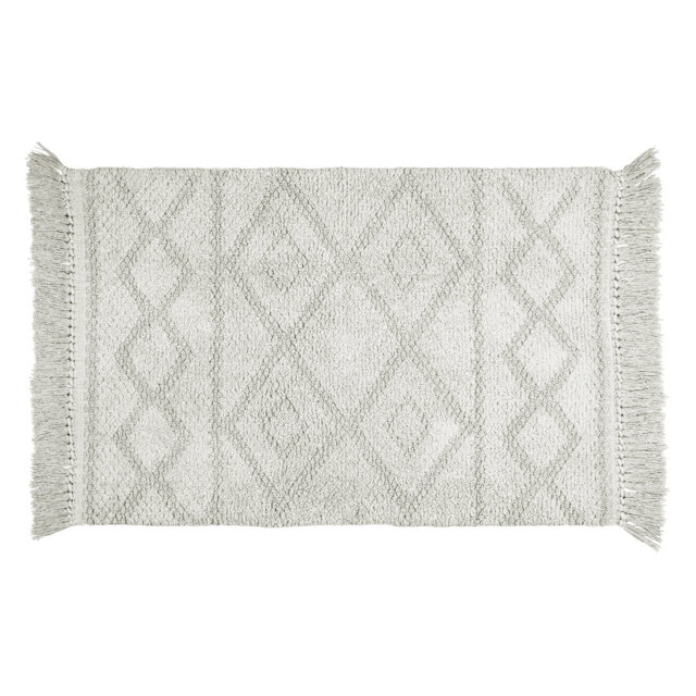 Adarra Bloomsbury Market Mod. Urla, gray, made of certified organic cotton Rectangle Bath Mat