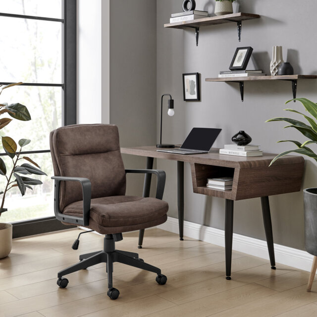 Rosso Premium Faux Leather Home Office Chair - Ergonomic & Supportive Modern Design