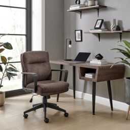 Rosso Premium Faux Leather Home Office Chair - Ergonomic & Supportive Modern Design