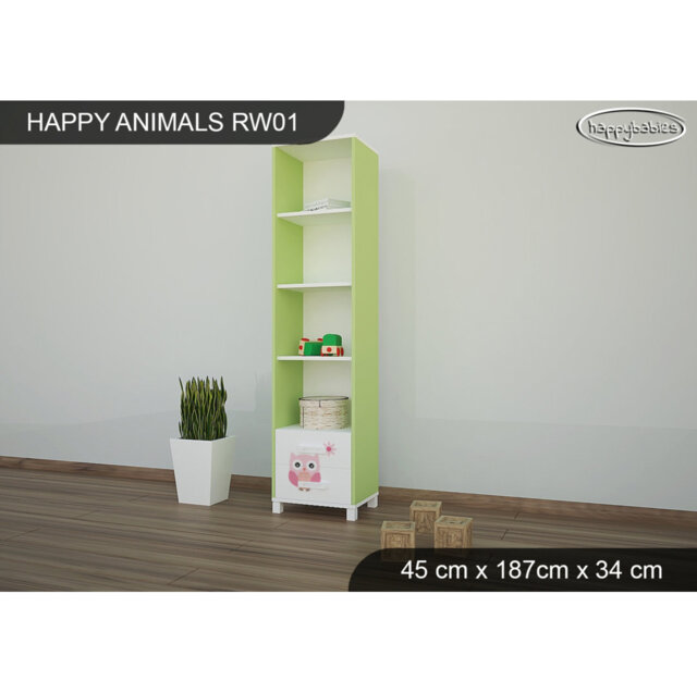 187cm H X 45cm W Cube Unit Kids Bookcase