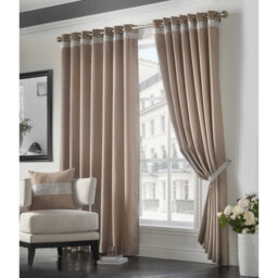 Alyson Palace Eyelet Ring Top Room Darkening Curtains