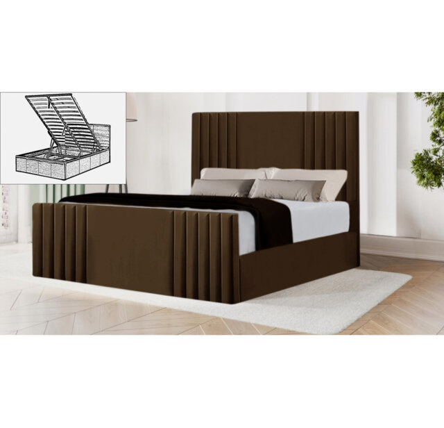 Bellissa Upholstered Ottoman Storage Bed