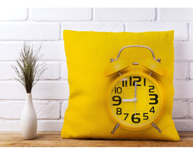 Madrina Alarm Clock Scatter Cushion with Filling