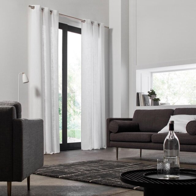 Bellavista Eyelet Semi Sheer Door Curtains