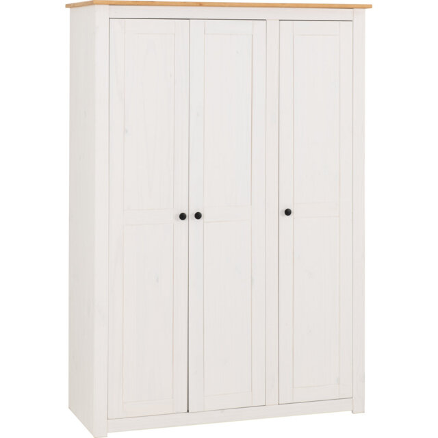 Amaru 3 Door Solid Wood Wardrobe