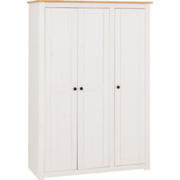Amaru 3 Door Solid Wood Wardrobe