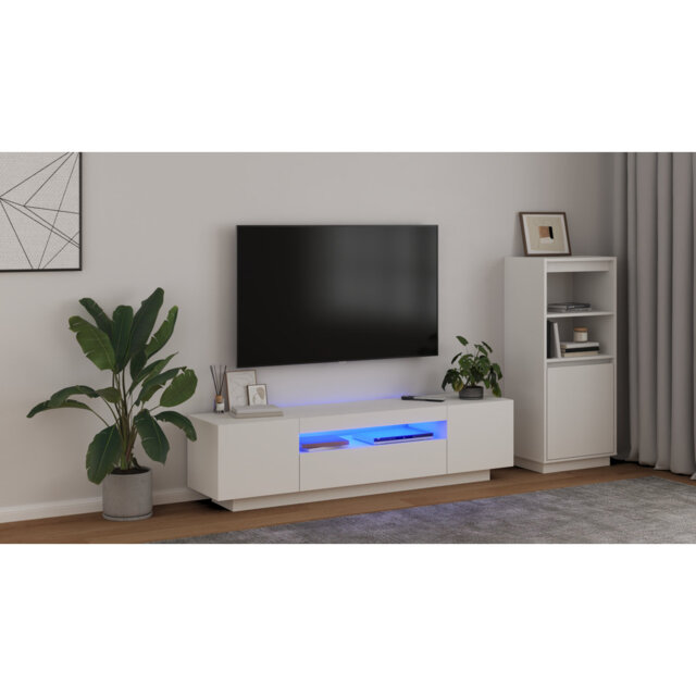 Laborde TV Cabinet with LED Lights