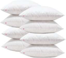 White Euro Cushion