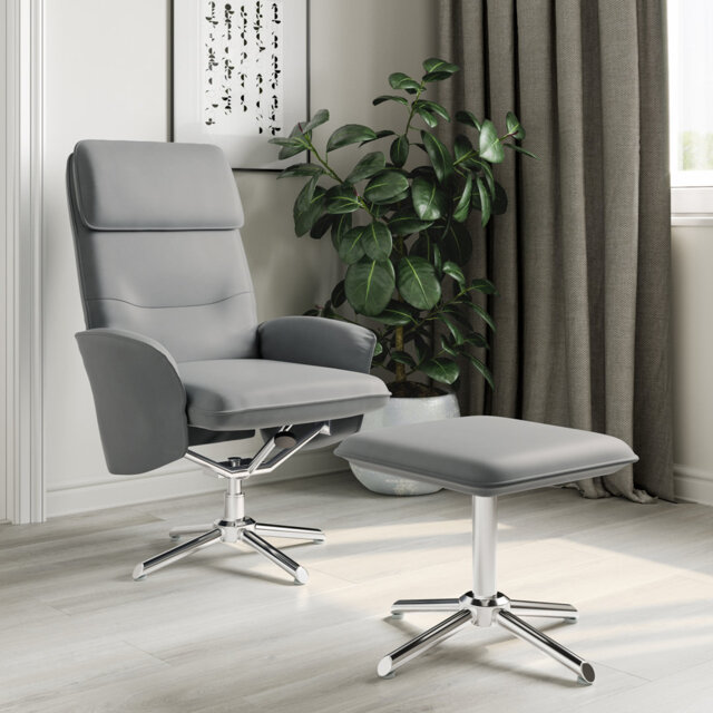 Berkman 70cm Wide Swivel Ergonomic Recliner