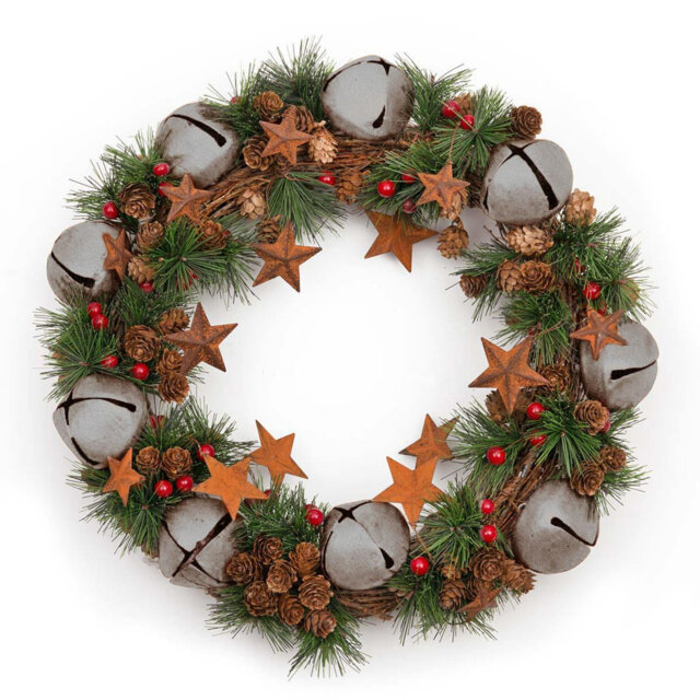 Faux PVC Christmas Wreath