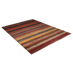 Belday Hand Woven Wool Beige/Brown/Orange Indoor Rug