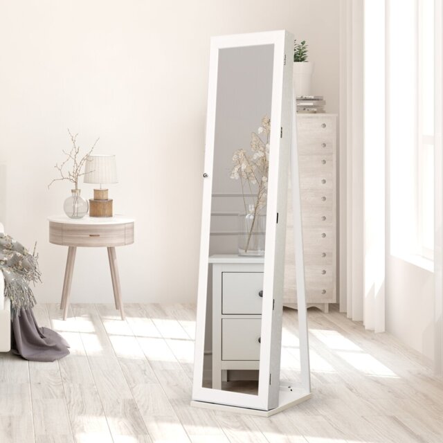 Darcus Jewellery Armoire with Mirror