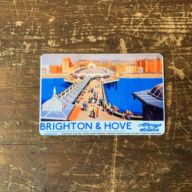 Brighton and Hove British Railways Metal Wall Décor