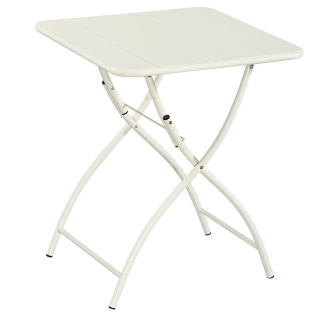 Dejanae Metal Folding Outdoor Bistro Table , 60cm cm W 60cm cm D
