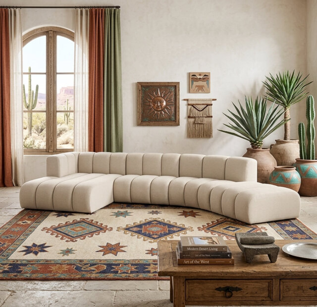 4 Seater Grand Velvet Sofa & Chaise Grand Modern L-Shaped Corner Sofa - Sectional for Living Room