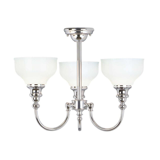 Beallsville Glass Semi Flush Mount