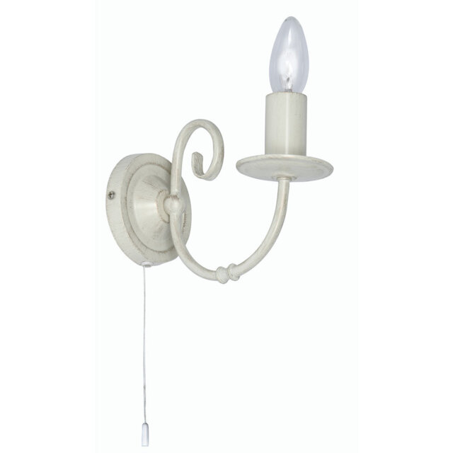 Bonifacio Painted Metal Candle Wall Light