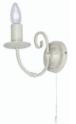 Bonifacio Painted Metal Candle Wall Light