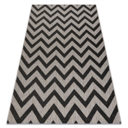 Frika Silver/Black Indoor/Outdoor Rug