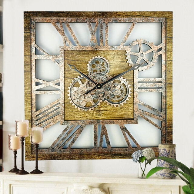 Solid Wood Wall Clock