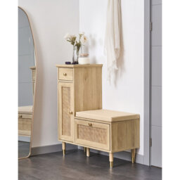 Alantra Faux Leather Upholstered Storage Bench