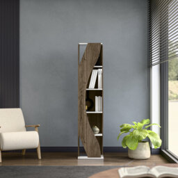 Reva 180cm x H 40cm W Corner Bookcase