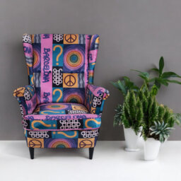Callison Velvet Wingback Chair