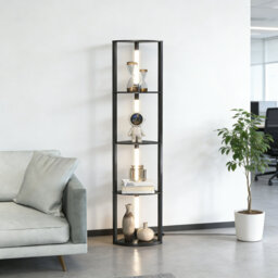 163.5cm H x 29.5cm W Corner Bookcase