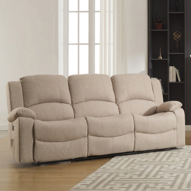 Abdulshakur 3 Seater Electric Reclining Sofa