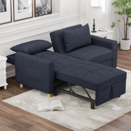Comfortable 3-1 Convertible Sofa Bed With Adjustable Backrest