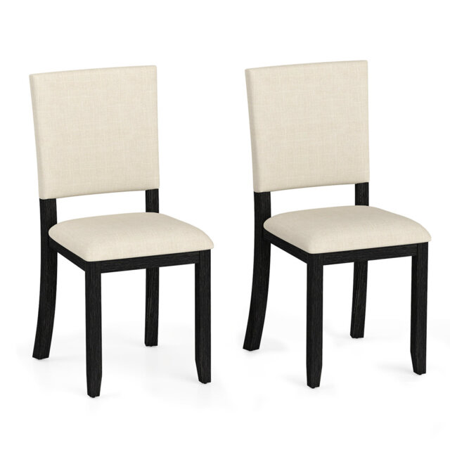 Upholstered Side Chair in Beige